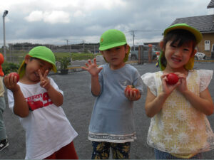 野菜の収穫！おいしくいただきました❤